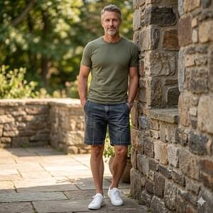 Tommy Bahama Shorts Mens 38 Gray Silk Cotton Blend Shorts Casual Summer Resort